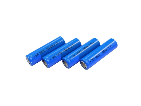 14500鋰電池3.7v 750mAh 電動牙刷電池 尖頭5號充電電池